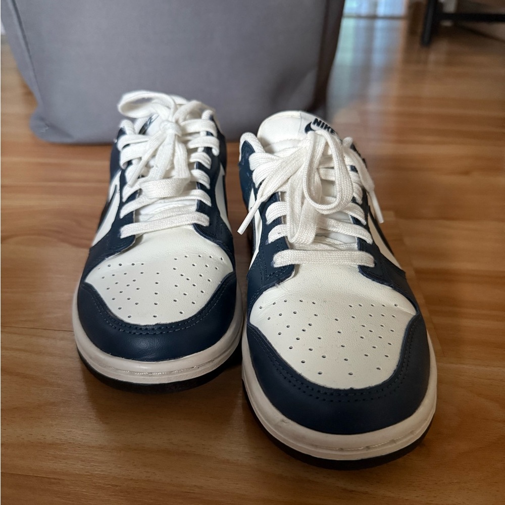 Nike Dunks White, Navy and Black